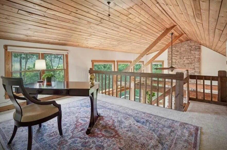 Big Canoe Staging Project. Thrifted furnishings. Even on a limited budget, a few items are just enough for potential buyers to envision the space.